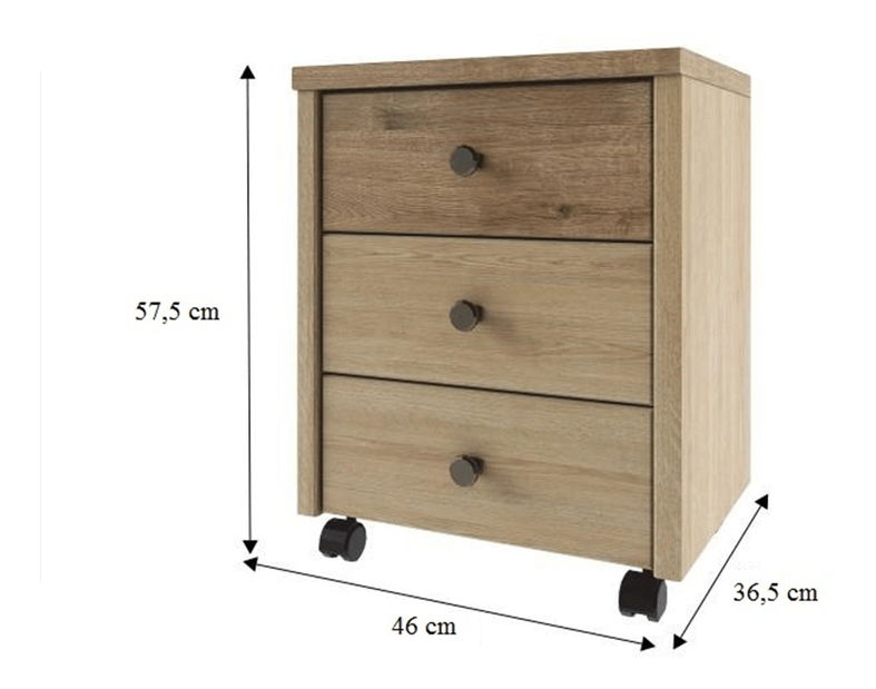 Dulap pe roți Mirach 3S