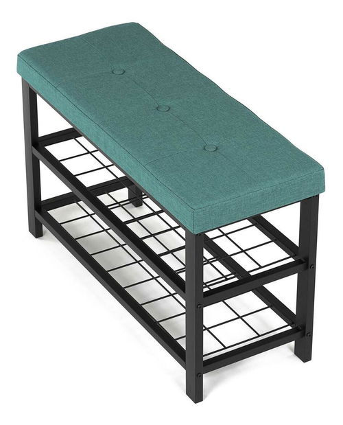 Ormarić za obuću Atentos (crna + zelena)