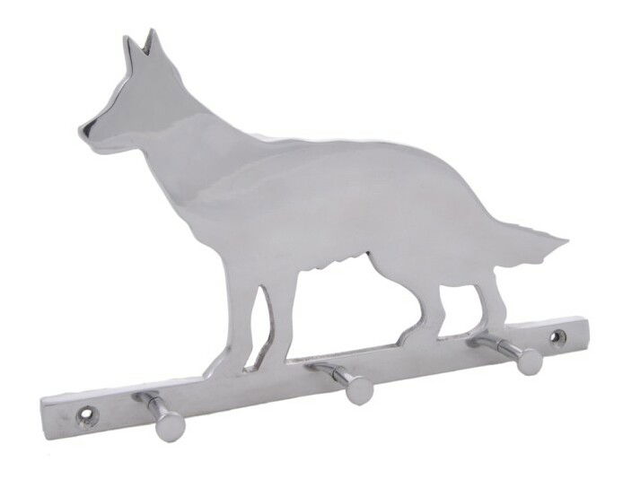 Vešiak Jolipa Dog (23x3x15cm) (Strieborná)