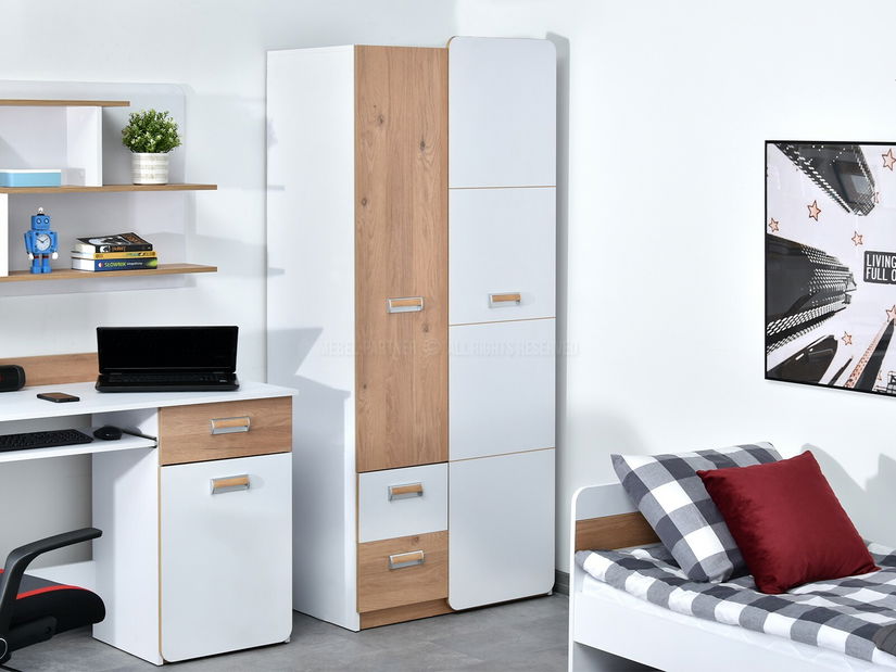 Mobilier cameră studenți Clerigo 04 (alb)