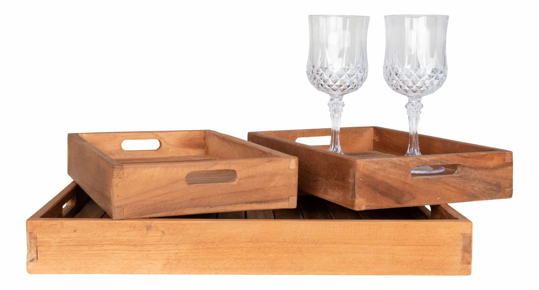 Tácka/podnos Fornelia 2 (teakové drevo)