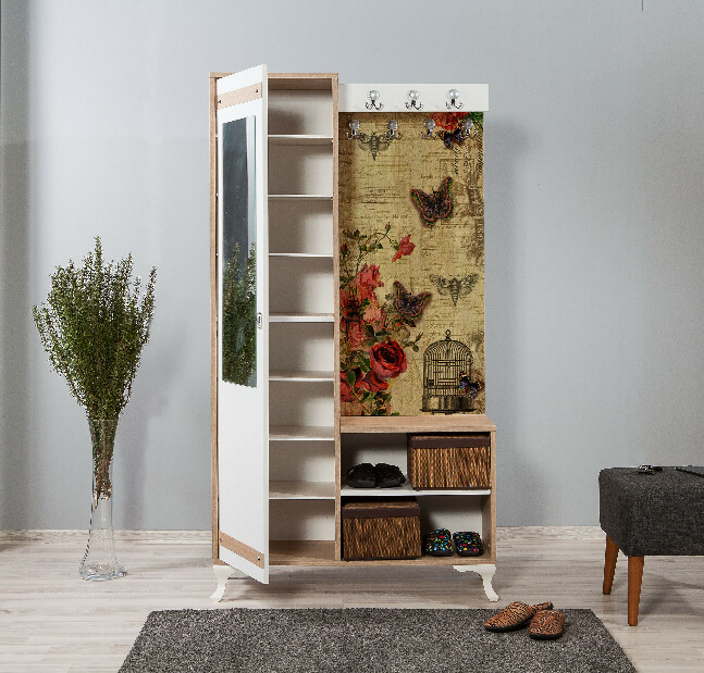 Mobilier hol Ivonne 734 (Stejar sonoma)