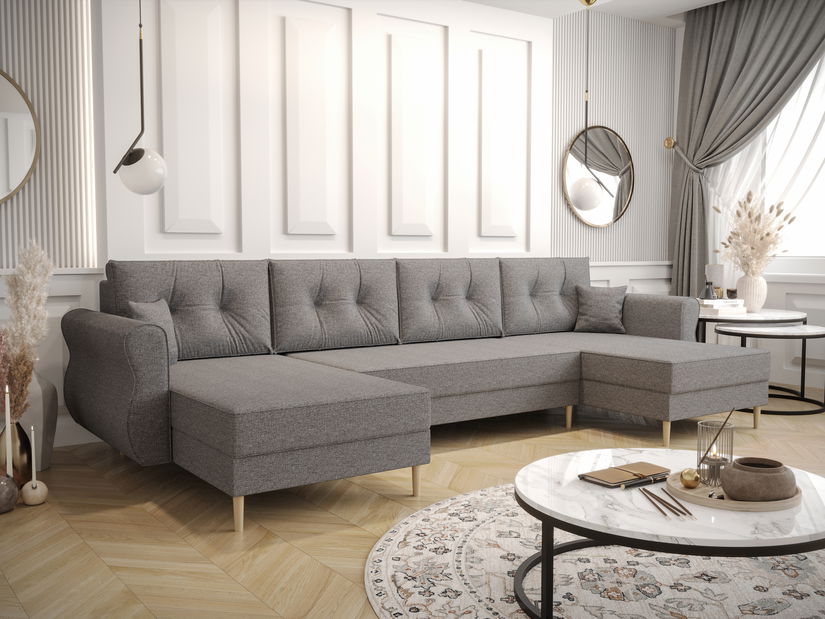 Kutna garnitura u obliku slova U Arcane U (siva)