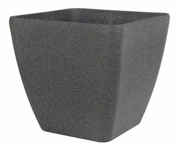 Posuda za cvijeće ZONS 34x34x34 cm (stakloplastika) (siva)