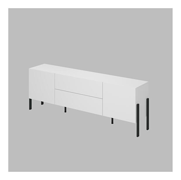 TV asztal/szekrény Kjukon 200 (matt fehér)