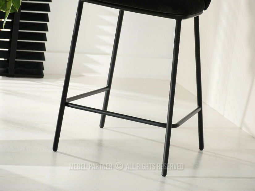 Scaun bar Kurkum (negru)