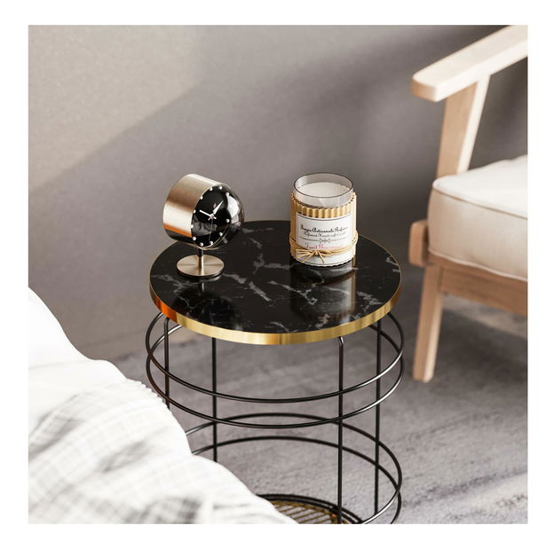 Dohányzóasztal Museli 7 (fekete) 