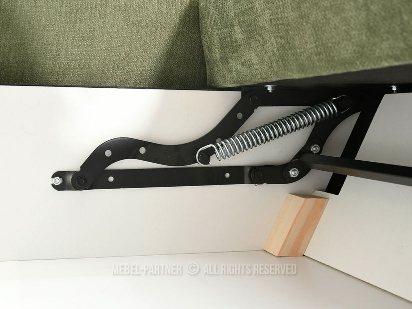 Sarokkanapé Masivos (zöld + fekete)