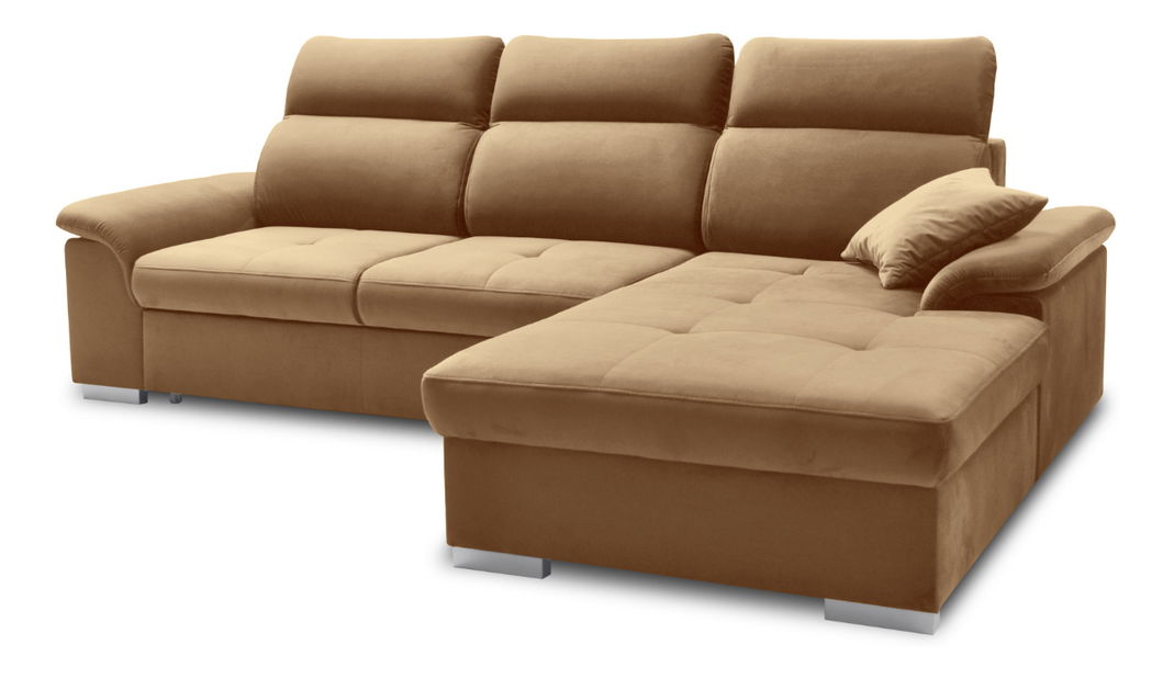 Rohová sedačka BRW MD20-70 (svetlohnedá) (P)