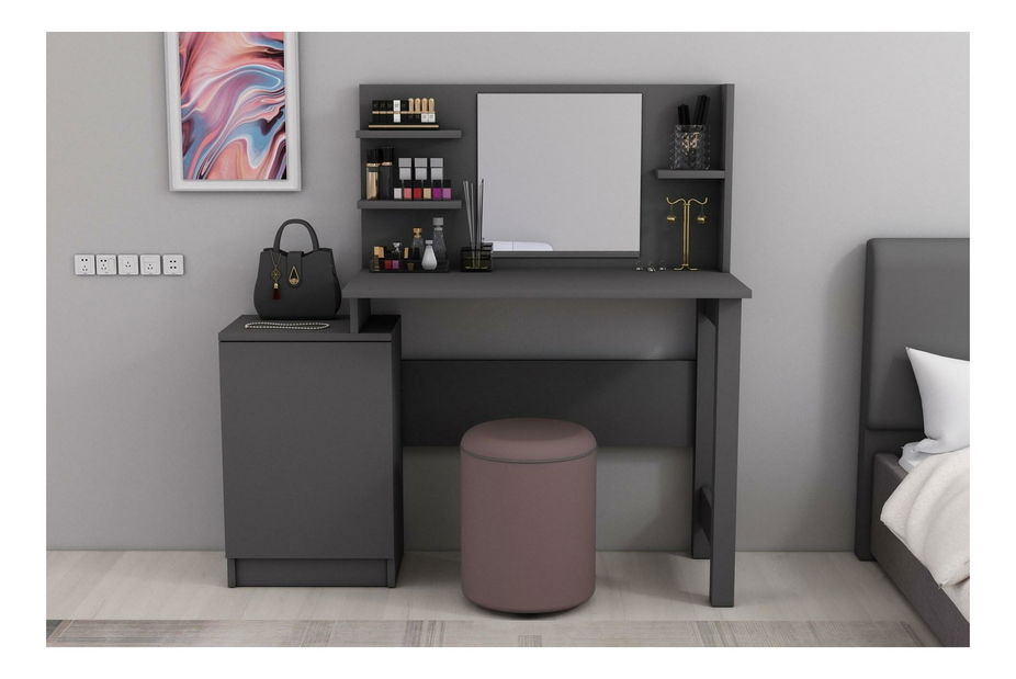 Fésülködőasztal Jenna (antracit)