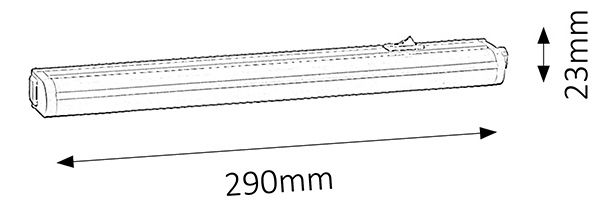 Stropna svjetiljka Streak Light 2388 (bijela)