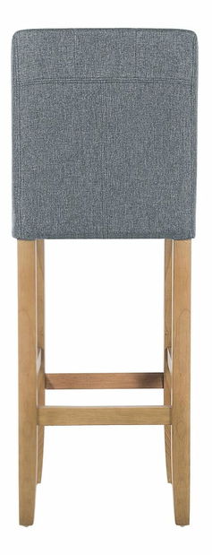 Barová stolička MATON (textil) (sivá)