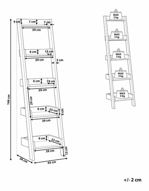 Regál Dunito (szürke)