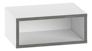 Noptieră Bricen (alb + gri)