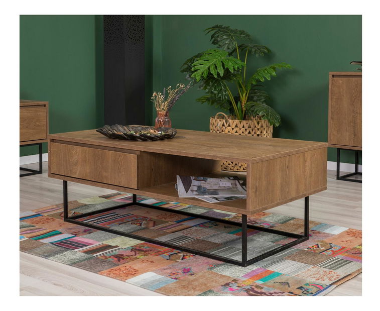 Set za dnevni boravak Laxi 19 (orah + crna)