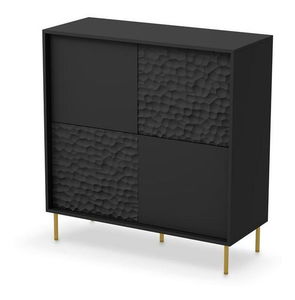 Ormarić Balle (crna + zlatna)