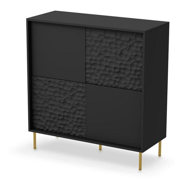 Ormarić Balle (crna + zlatna)