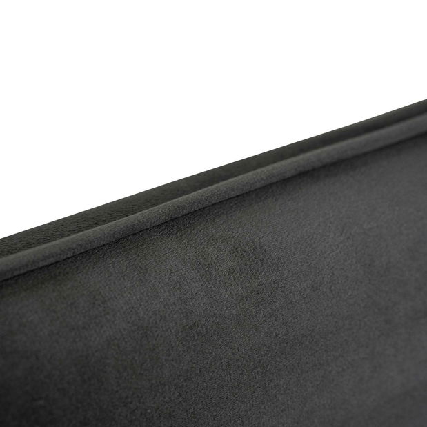 Jednostruki krevet 90 cm Nodrizas (siva) (s podnicom)