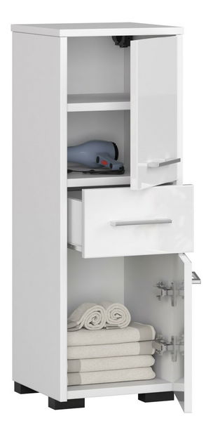 Fürdőszoba szekrény Farid Típus 6 (fényes fehér)