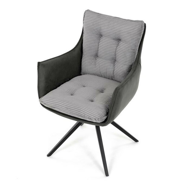 Jedálenská stolička Dumling (sivá)