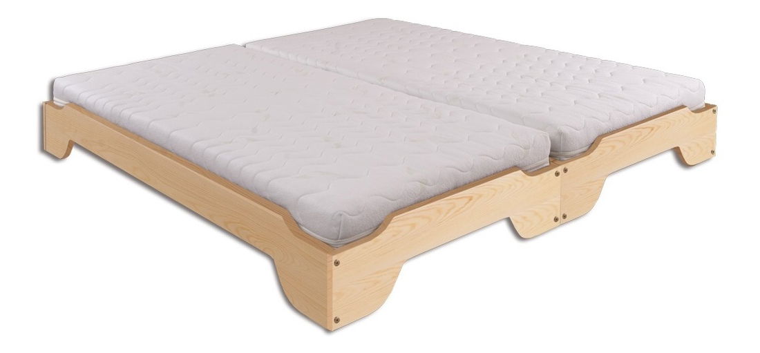 Pat de o persoană 90 cm LK 138 (masiv)