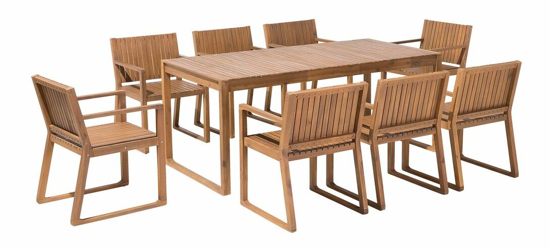 Set mobilier de grădină Saffiya (lemn salcâm deschis) 