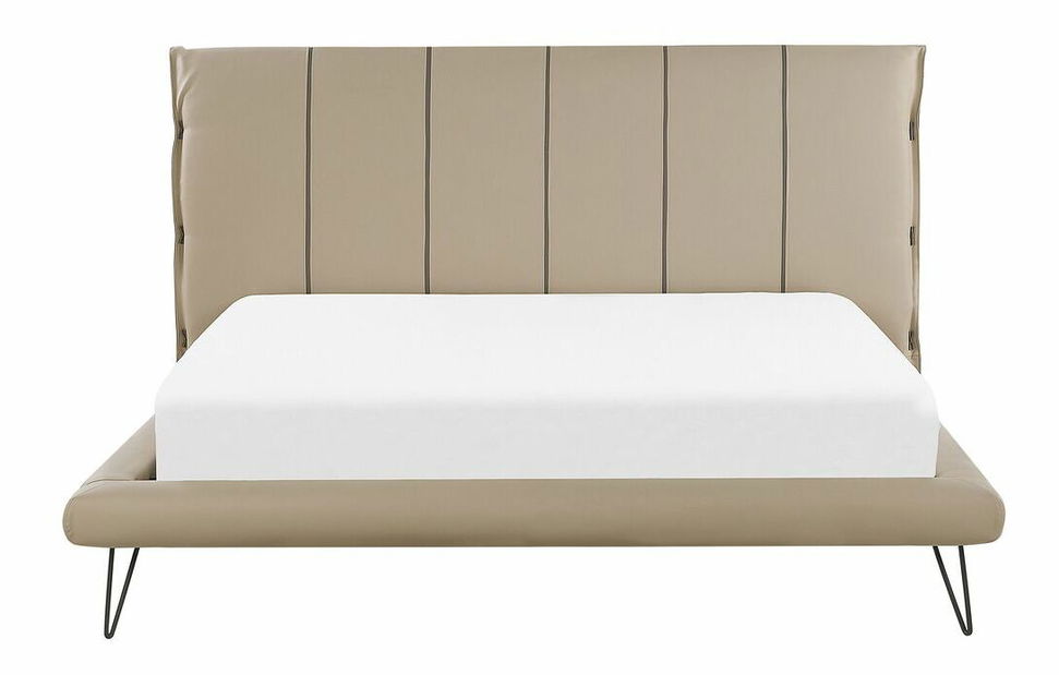 Bračni krevet 180 cm BETTEA (s podnicom) (bež)