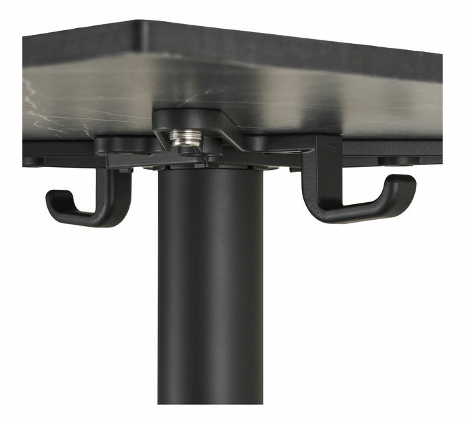 Bistro stôl Bsamira 3 (sivá + čierna)