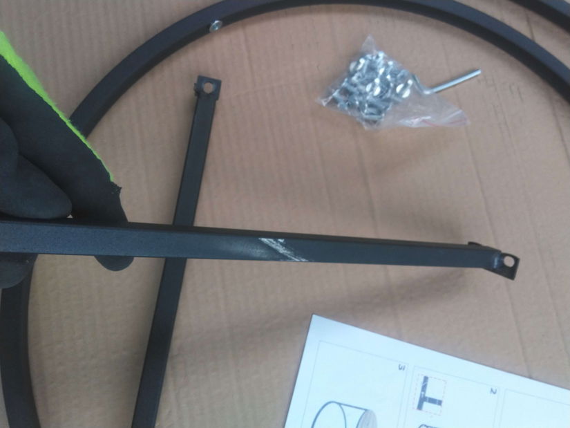 Dohányzóasztal Kjusu (átlátszó + fekete) *bazár