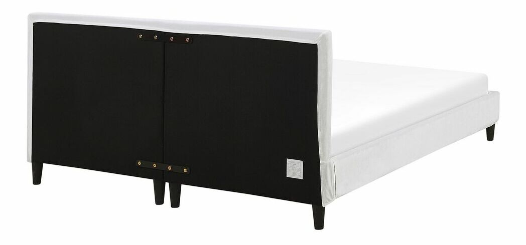 Manželská posteľ 160 cm FUTTI (s roštom) (biela)