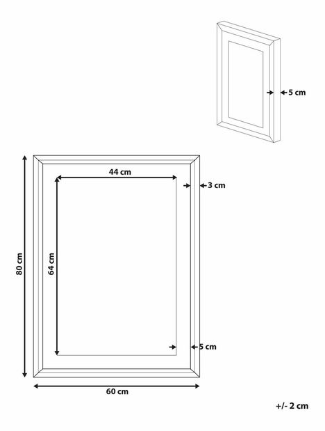 Tablou 60x80 cm HIMMO (gri)