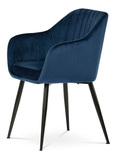 Jedálenská stolička Prevalecio (modrá)