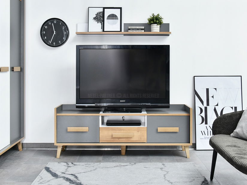 Mobilier living Semivacias 05 (alb)