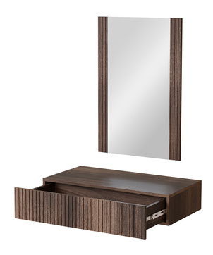 Fésülködőasztal tükörrel Orlandio (warmia dió)