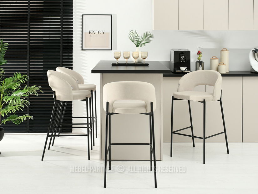 Bárszék Guinden (krém + fekete)