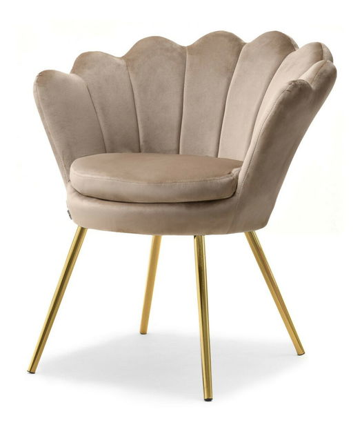 Fotoliu relax Laziam (bej + auriu)