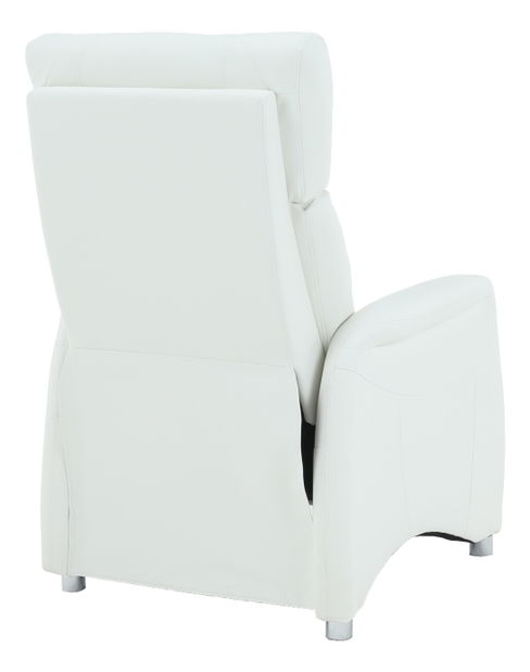 Fotoliu pentru relax Francesco CH 113100 piele PU Alb