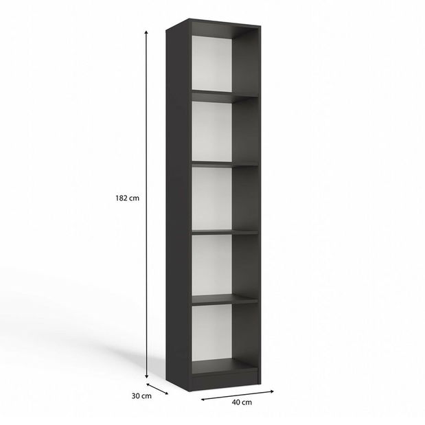 Regál Refarencios 2 (antracit)