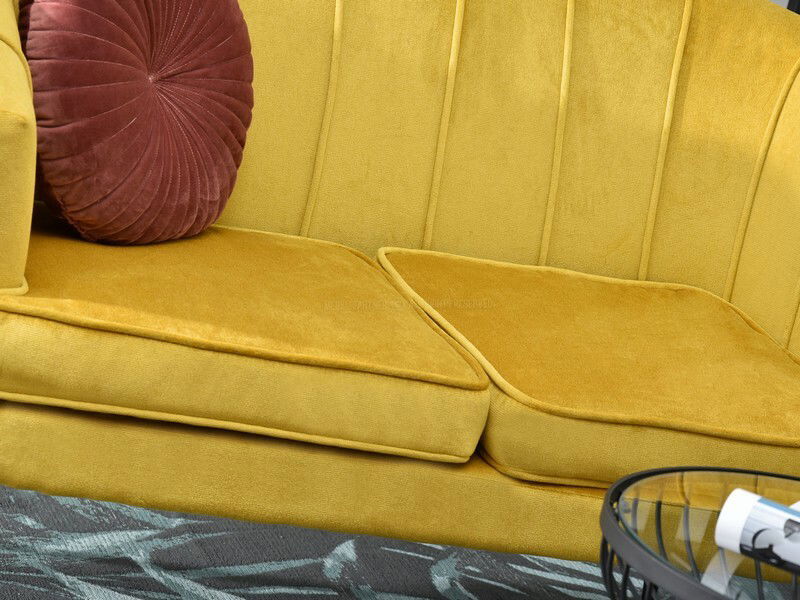 Kanapé Etimee S (sárga + arany)