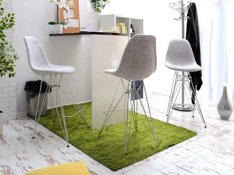 Stolica Epsie (siva + krom)