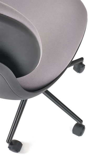 Scaun de birou Ornamentioso (negru + gri)
