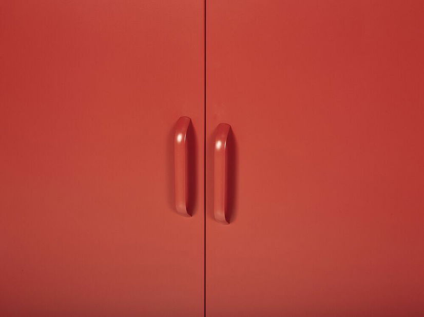 Policová skriňa VAROG (červená)