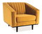 Fotelja Ambrose (žuta)