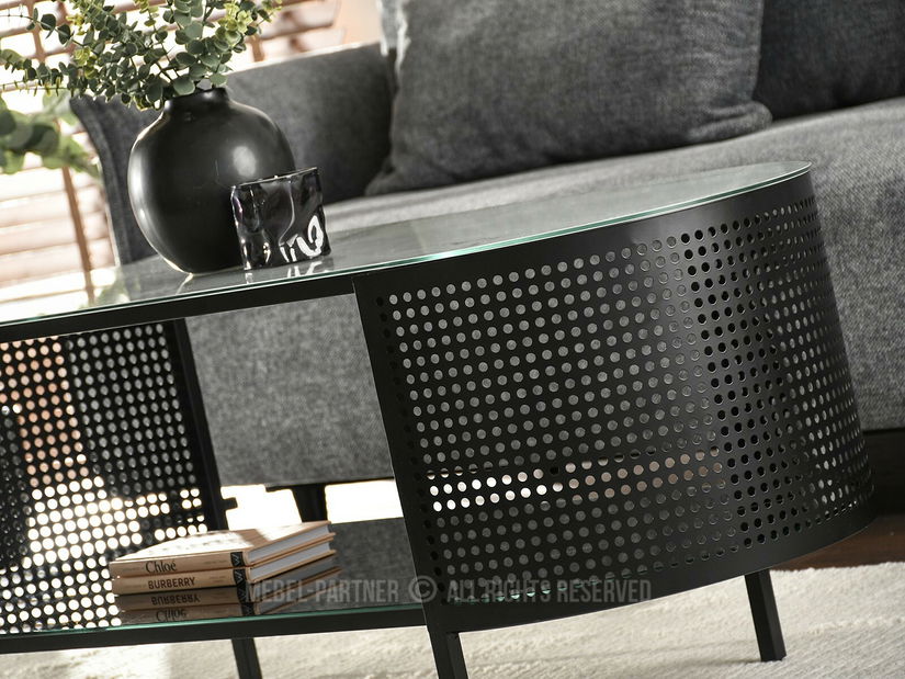 Stolić za kavu Organico (mramor + crna)