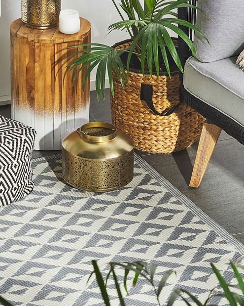 Covor 120x180 cm BIRA (polipropilenă) (gri)