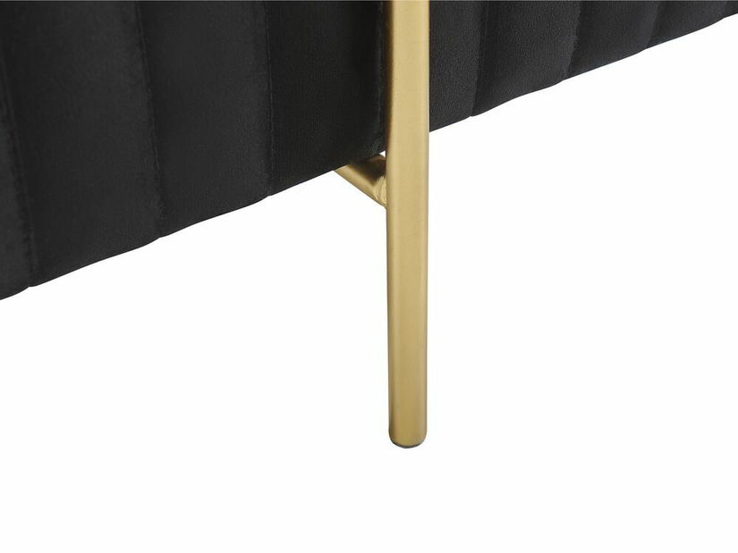 Taburetka DATIO (látka) (čierna)