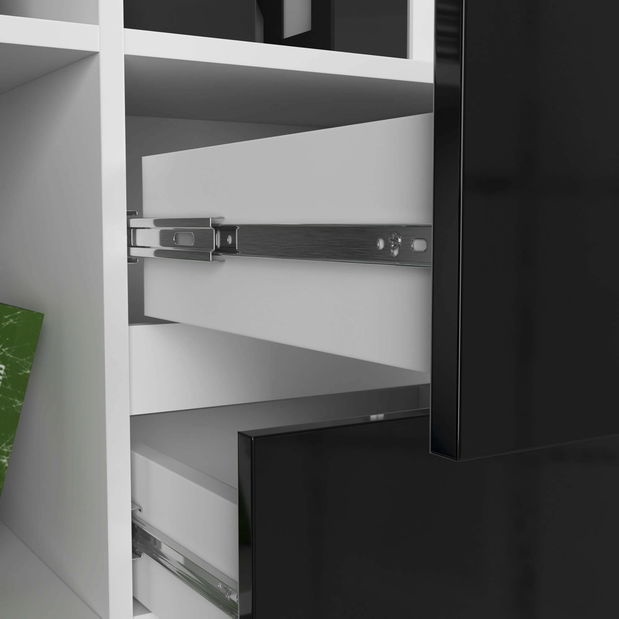 Polc Revocada (fehér + fekete fényes)