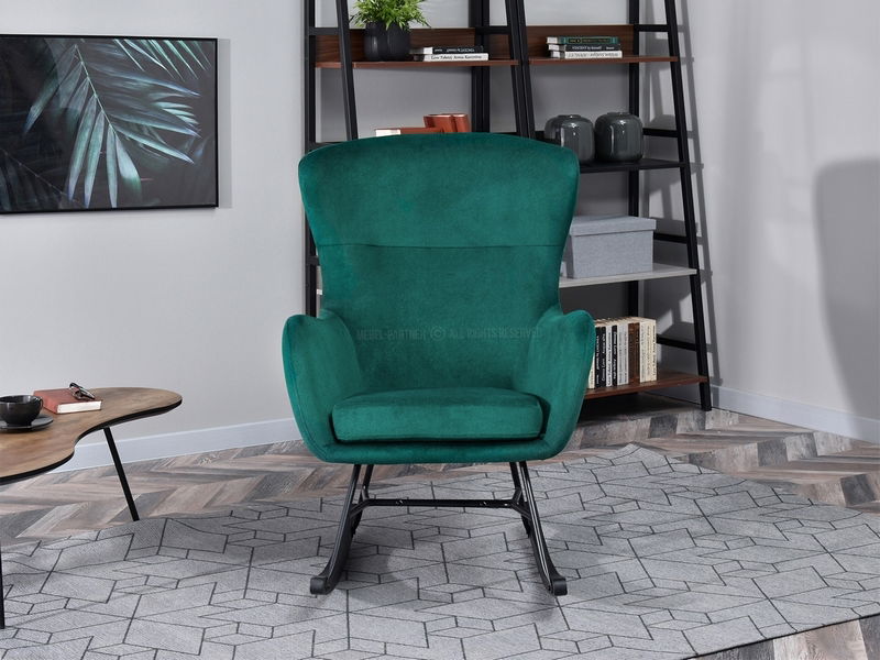 Fotelja Nesia (zelena + bijela bukva)