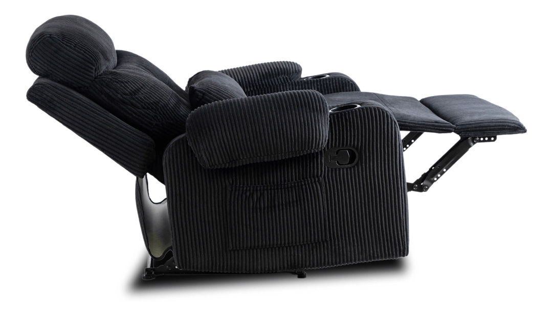 Polohovacie kreslo Trigesimo (čierna) 