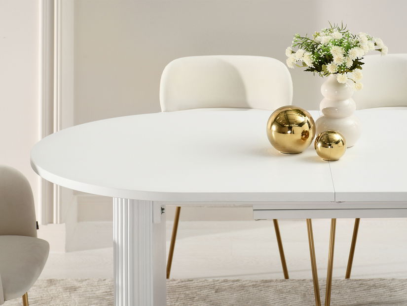 Masă sufragerie Anclajes (alb)
